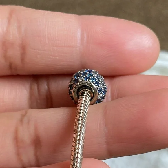 Authentic Pandora Bracelet with 3 Charms Limited Edition - Picture 8 of 16